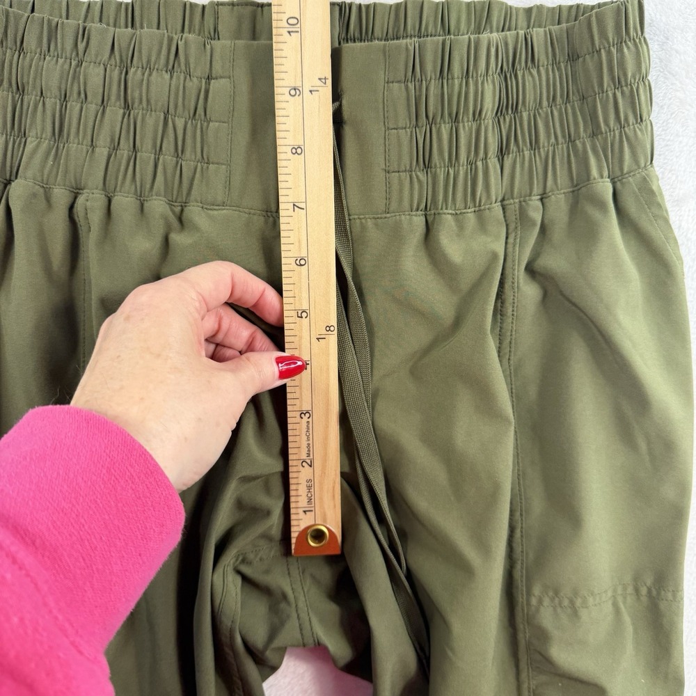 Prana Sz S Bindi Ankle Tie Pant Pull On Drawstring Ruched Leg Athleisure Outdoor - Picture 11 of 13